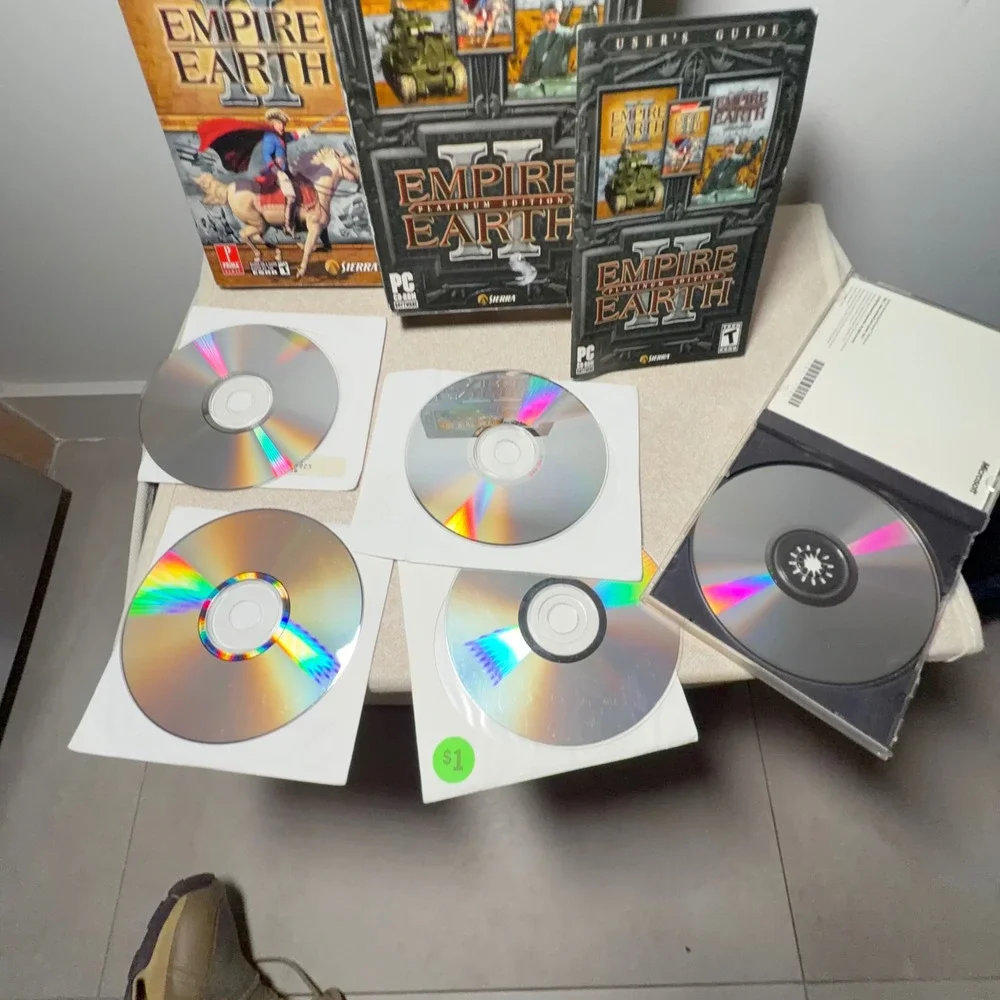 Empire Earth II Platinum Edition PC Game Age of Empires II Bundle‎ Big Box RTS